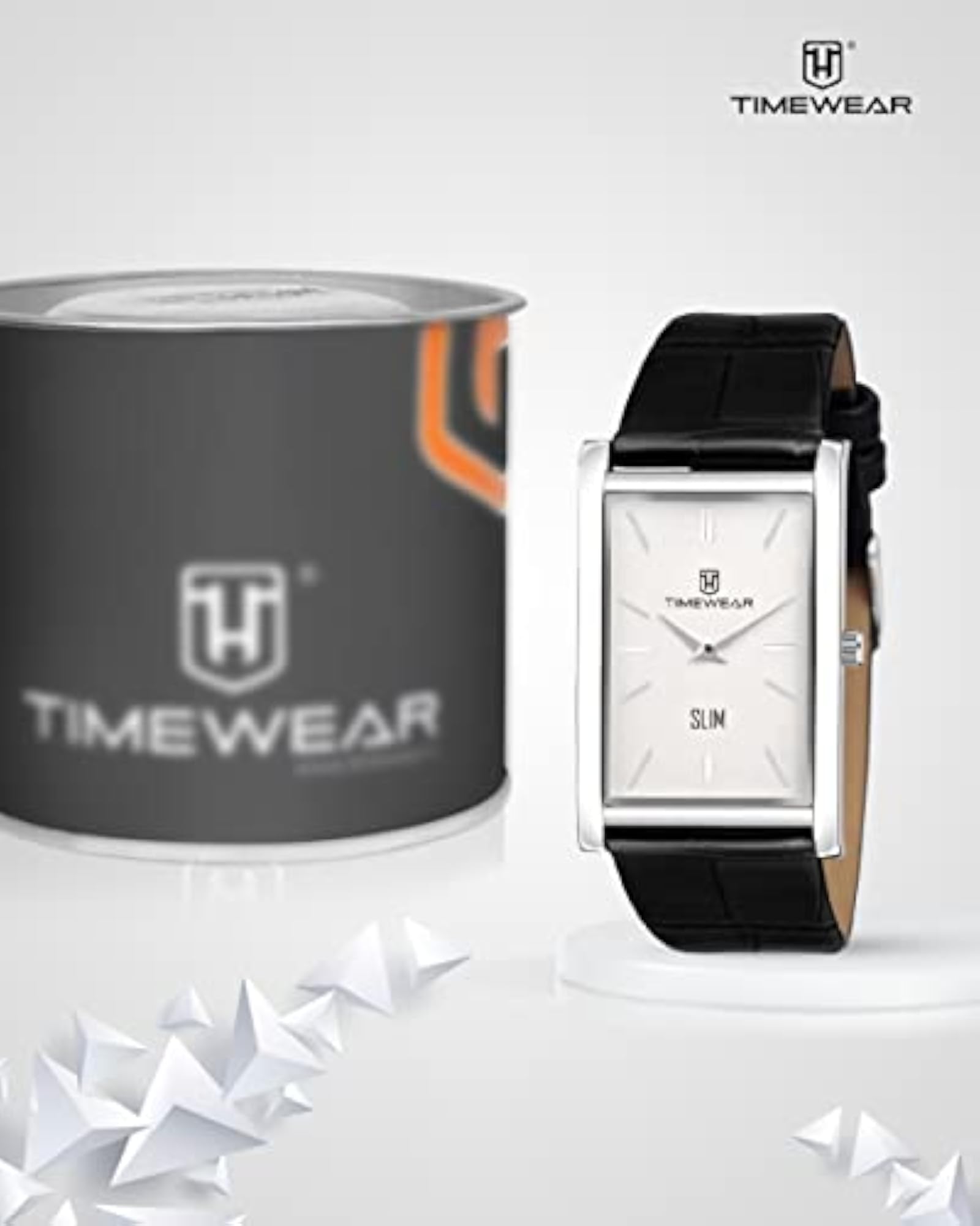 Men's Slim Two Hands Analog Watch